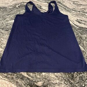 Old Navy Deep Blue Women's Fitted Tank Top